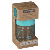 Suavinex biberon vidrio b/ancha t.3pos 120 ml