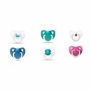 Suavinex chupete silicona t.anatomica  noche/dia 0- 6 m 2u