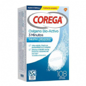 Corega oxigeno bio-activo limpieza protesis dent 108 tabletas