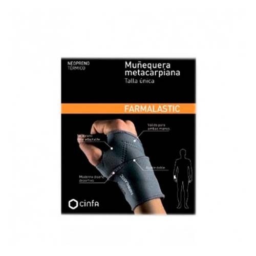 Muñequera metacarpiana farmalastic neopreno (ambas manos)