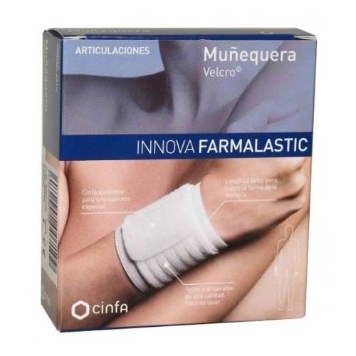 Muñequera - farmalastic innova velcro (beige t- peq/med)