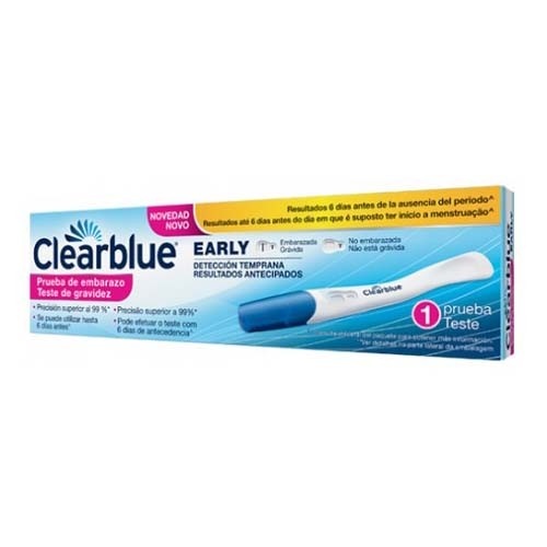 Test de embarazo ultratemprana clearblue 1 unidad - clearblue