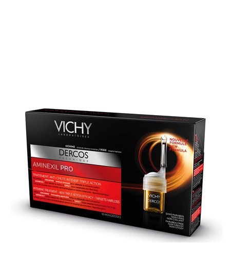 Dercos aminexil pro anticaida hombre 18 amp
