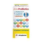 Arkobiotics vitaminas y defensas 4 fermentos lac - vitaminas 12 y 7 minerales (30 comp tricapa)