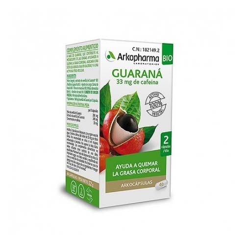 Arkocapsulas guarana bio (40 capsulas)