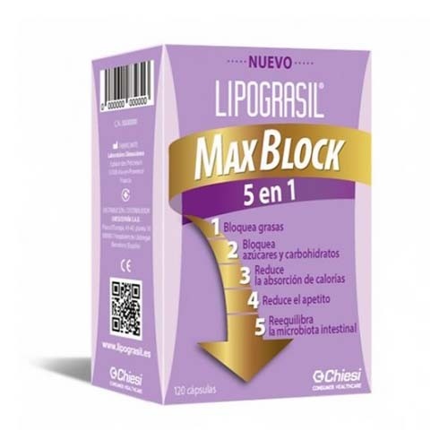 Lipograsil maxblock (5 en 1) 120capsulas