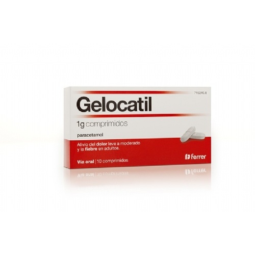 GELOCATIL 1 g COMPRIMIDOS,10 comprimidos