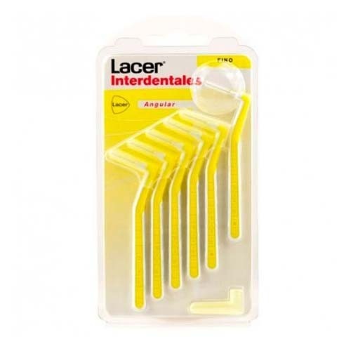 Lacer cepillo interdent fino angular 6u amarillo