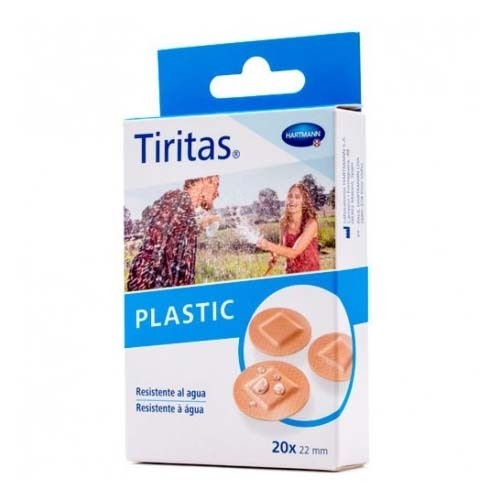 Tiritas plastic aposito adhesivo redondas 22 mm