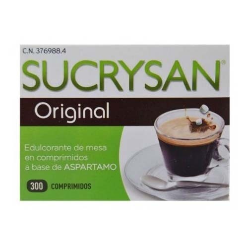 Sucrysan - aspartamo (300 comprimidos)