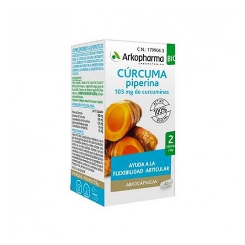 Arkocapsulas curcuma bio  40 capsulas