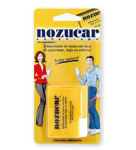 Nozucar - aspartamo (100 u)