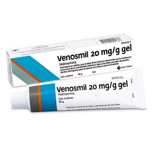 VENOSMIL 20 mg/g GEL , 1 tubo de 60 g