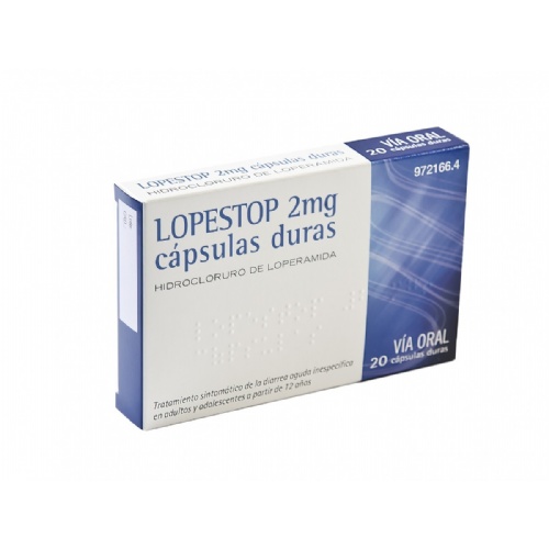 LOPESTOP 2 MG CAPSULAS DURAS , 20 cápsulas