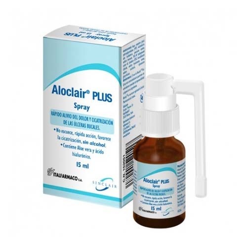 Aloclair plus bioadhesive spray  1 envase 15 ml