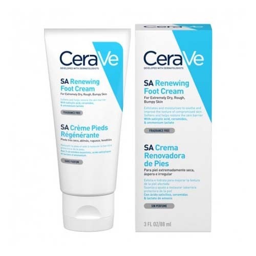 Cerave crema renovadora de pies  1 envase 88 ml