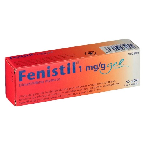 FENISTIL 1 mg/g GEL , 1 tubo de 50 g