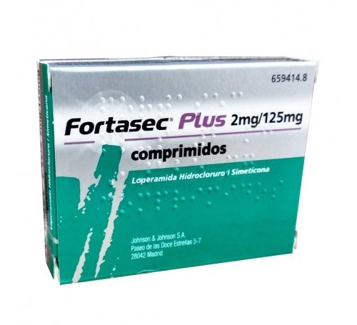 FORTASEC PLUS 2 mg/ 125 mg COMPRIMIDOS  , 12 comprimidos