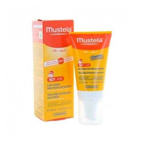 Mustela leche solar muy alta proteccion  spf50+ 40ml