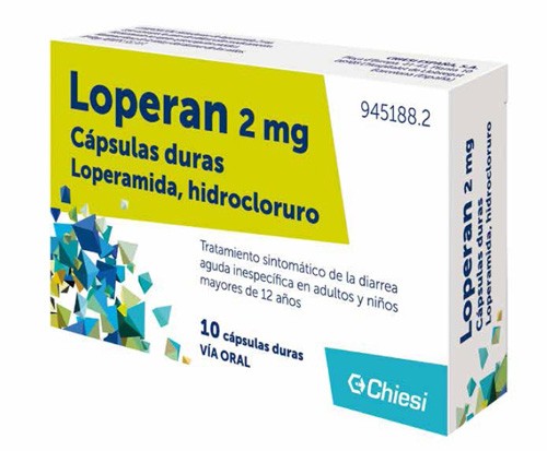 LOPERAN 2 mg CAPSULAS DURAS , 10 cápsulas