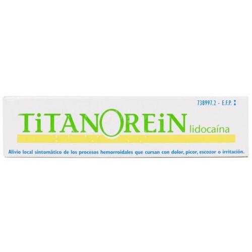 TITANOREIN LIDOCAINA CREMA RECTAL, 1 tubo de 20 g
