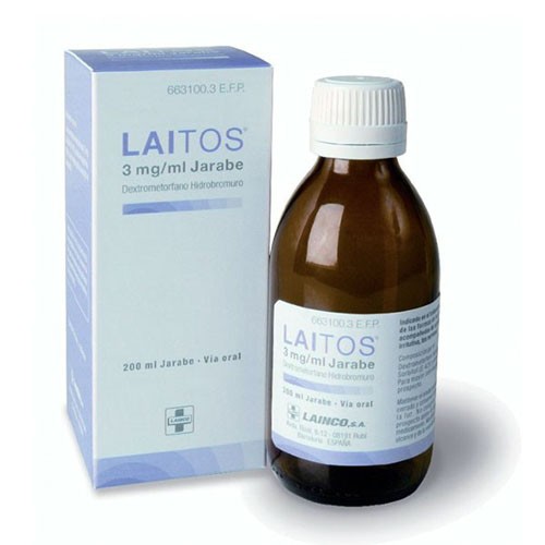 LAITOS  3 mg/ml JARABE, 1 frasco de 200 ml