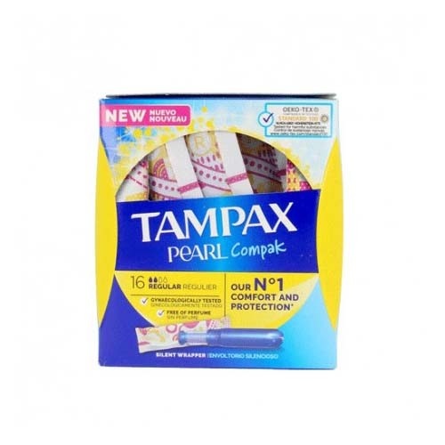 Tampax compak pearl regular 18 u