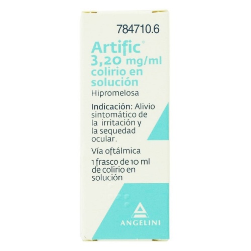 ARTIFIC 3,20 mg/ml COLIRIO EN SOLUCION , 1 frasco de 10 ml