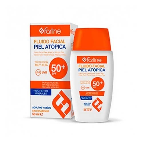 Farline fluido facial piel atopica spf 50+ (1 envase 50 ml)