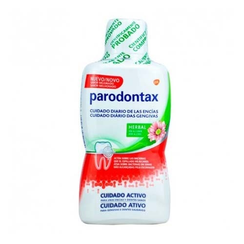 Parodontax colutorio protec diaria encias 500ml (herbal-sin alcohol)