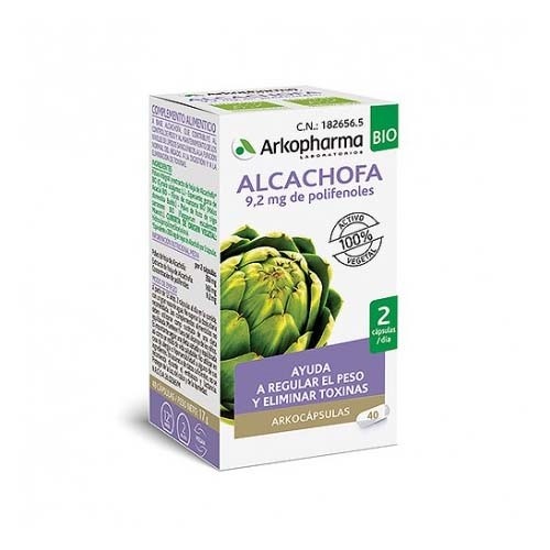 Arkocapsulas alcachofa 150mg 40caps