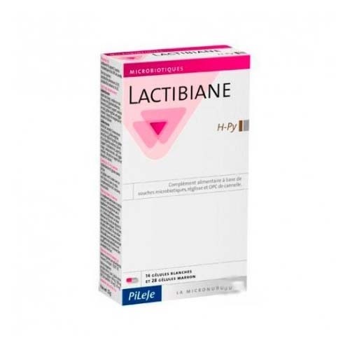 Lactibiane hpy  14 capsulas blancas + 28 capsulas marrones