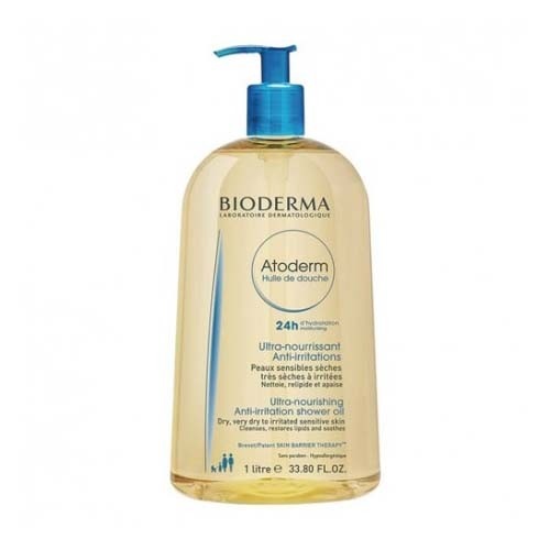 Bioderma atoderm huile douche bioderma  1 l
