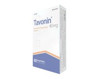 TAVONIN  40 MG COMPRIMIDOS RECUBIERTOS CON PELICULA , 60 comprimidos