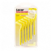 Lacer cepillo interdent fino angular 6u amarillo