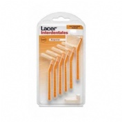 Lacer cepillo interdent extrafino sua angular 6u naranja