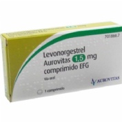 LEVONORGESTREL AUROVITAS 1,5 MG COMPRIMIDO EFG , 1 comprimido