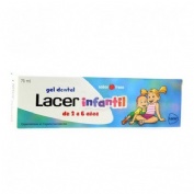 Lacer infantil gel dental (1 tubo 75 ml sabor fresa)
