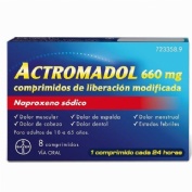 ACTROMADOL 660 MG COMPRIMIDOS DE LIBERACIÓN MODIFICADA 8 comprimidos