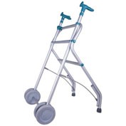 Andador basico // 2ruedas delanteras+2tacos traseros (forta-prim-aposan)