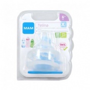 Tetina silicona flujo extra rapido mam teat x + 6 meses - mam teat x