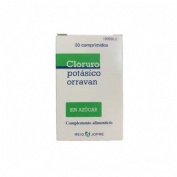 Cloruro potasico orravan (30 comprimidos)