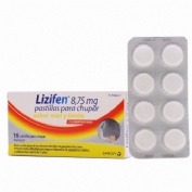 LIZIFEN 8,75 MG PASTILLAS PARA CHUPAR SABOR MIEL Y LIMON 16 pastillas