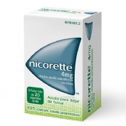 NICORETTE 4 mg CHICLES MEDICAMENTOSOS, 105 chicles