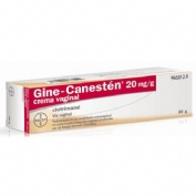 GINE-CANESTEN 20 mg/g CREMA VAGINAL , 1 tubo de 20 g