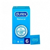 Durex natural plus preservativos 6 u
