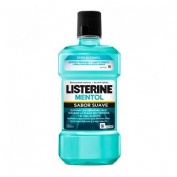 Listerine mentol sabor  suave (1 botella 500 ml)